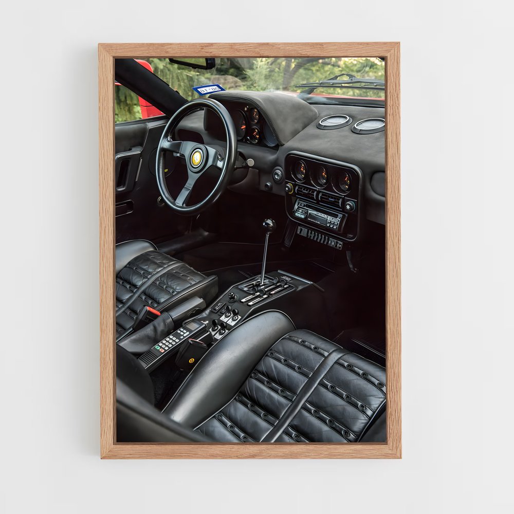 Poster Ferrari 288 GTO Interior (vue 4)
